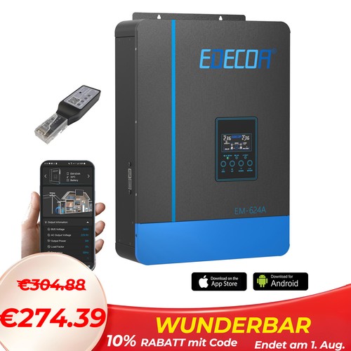Edecoa 6200w 48v solar - solar, hybrid
