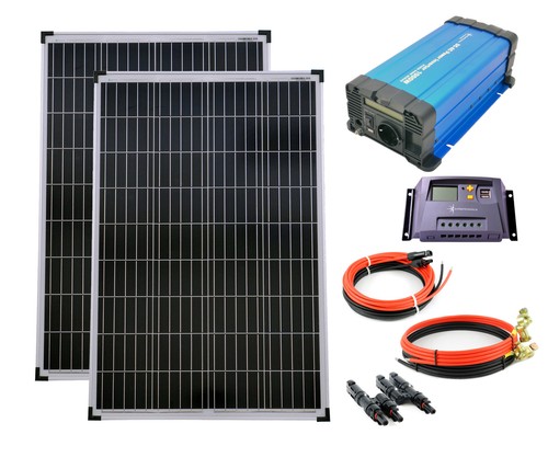 Solar set 12v 200 - set, poly